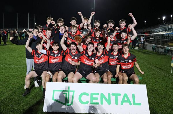 Mount Leinster Rangers celebrate their win Photo: Pat Ahern