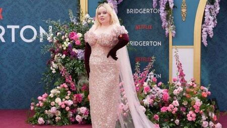 Nicola Coughlan says she finds being called brave for Bridgerton role ‘insane’