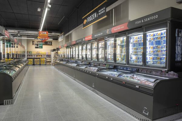 The new-look Aldi store