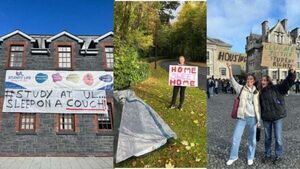 Students stage walkout to 'fight to make Ireland a home for young people again' Students stage walkout to 'fight to make Ireland a home for young people again'