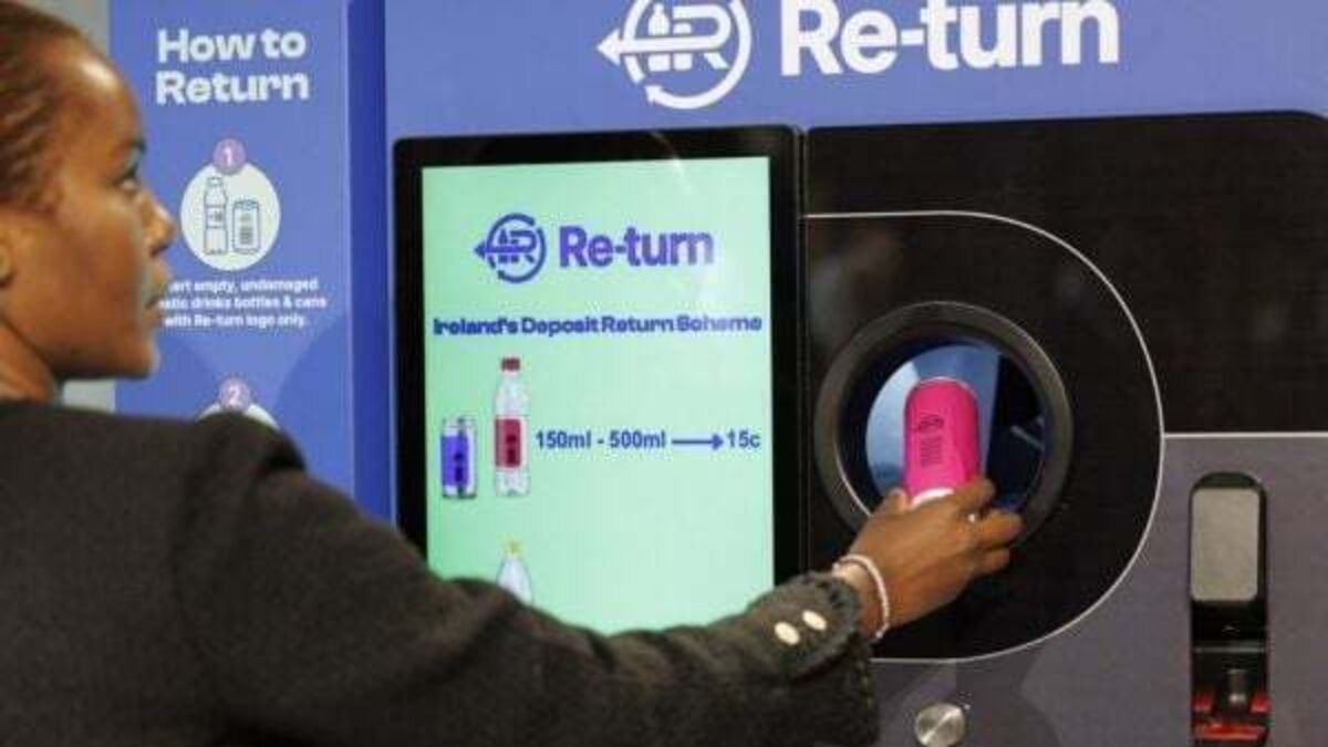 Feature on 80 Dublin bins to deter people from searching for bottles to return