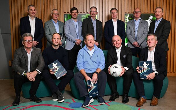 The GAA Football Review Committee members, back row, from left, James Horan, Michael Meaney, Eamonn Fitzmaurice, Patrick Doherty, Shane Flanagan, Malachy O'Rourke and Alec McQuillan, front row, from left, Colm Nally, Michael Murphy, Colm Collins, chairperson Jim Gavin, and Seamus Kenny after a briefing of the GAA Football Review Committee at Croke Park Photo: Seb Daly/Sportsfile The GAA Football Review Committee members, back row, from left, James Horan, Michael Meaney, Eamonn Fitzmaurice, Patrick Doherty, Shane Flanagan, Malachy O'Rourke and Alec McQuillan, front row, from left, Colm Nally, Michael Murphy, Colm Collins, chairperson Jim Gavin, and Seamus Kenny after a briefing of the GAA Football Review Committee at Croke Park Photo: Seb Daly/Sportsfile