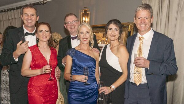Tom Hennessy, Antionette Hennessy, Con Hennessy, Denise Fay, Kevin Hayden and Lydia Aguerre