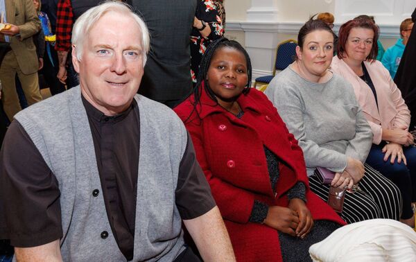 Fr Conn Ó Maoldhomhnaigh, Amanda Shasta, Maria Stenton and Geraldine Nangle