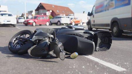Motorcyclist denies leaving passenger who fell off bike at side of road