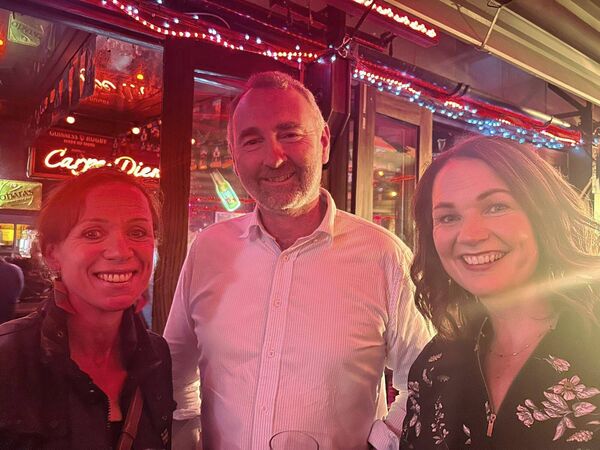 Rosie Doran, Joe O'Grady and Martina Curran