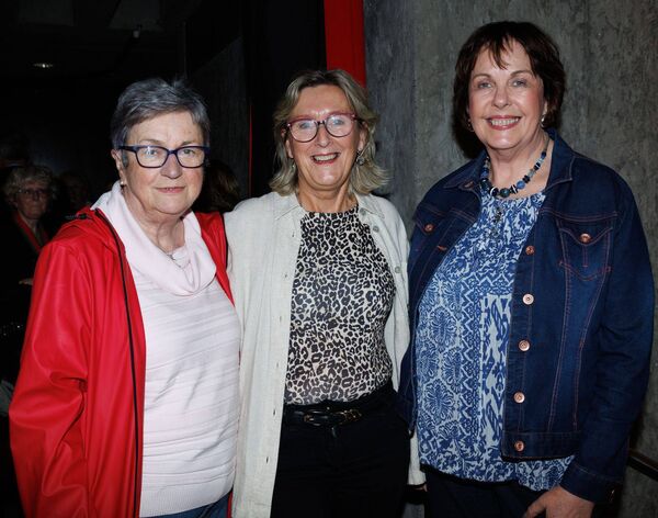 Ann McMahon, Trish Hodnett and Maria Doyle at the Follow Me Up To Carlow concert in aid of Carlow County Hospice in Visual, Carlow