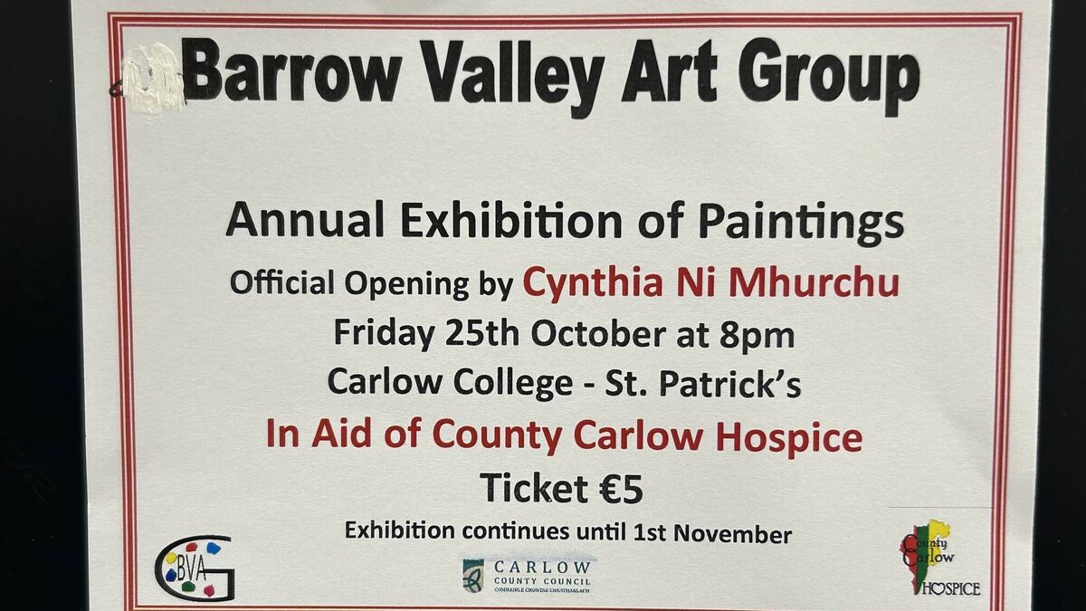 Barrow Valley artists to hold annual exhibition