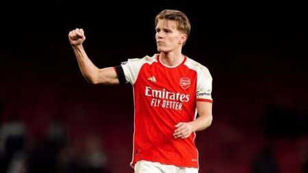 Arsenal captain Martin Odegaard closing in on return to full fitness