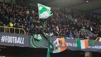 Man arrested following disorder at Larne clash with Shamrock Rovers in Belfast