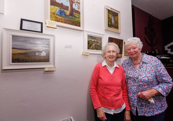 Pictured at the Creative Ireland event in the Forever Young Art Studio, Mary Kenny and Ann Edwards