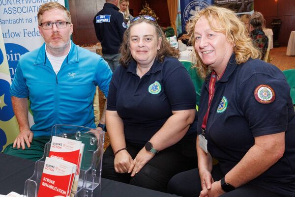 Dave Murtagh, Marie Murphy and Sheila Ellard from the South Carlow Community First Responders Dave Murtagh, Marie Murphy and Sheila Ellard from the South Carlow Community First Responders
