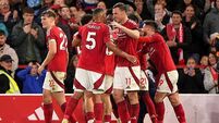 Nottingham Forest climb to third with emphatic win over 10-man West Ham
