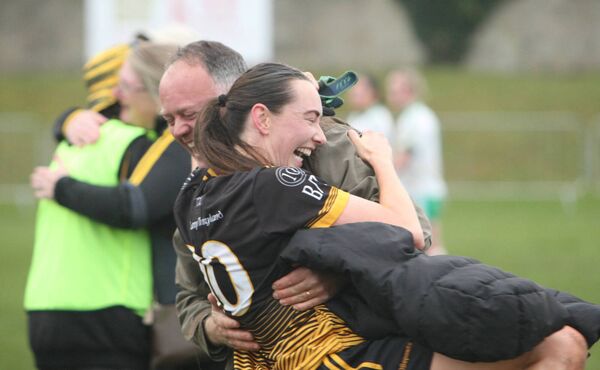 Aoibhín Webb is all smiles after the game Photo: Ger McNally