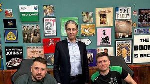 Taoiseach Simon Harris appears on The 2 Johnnies Podcast