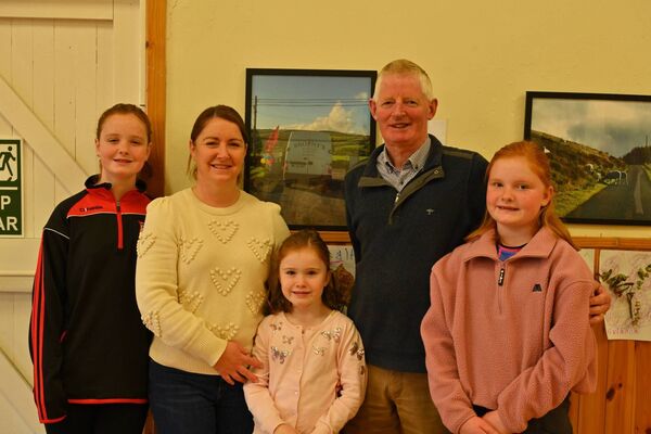 Saoirse, Sinead, Sadhbh and Caoimhe Clerkin with Patsy Nolan Saoirse, Sinead, Sadhbh and Caoimhe Clerkin with Patsy Nolan