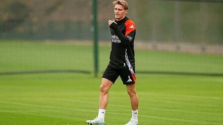 Martin Odegaard could make Arsenal return against Inter Milan