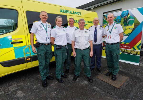 Members of the Carlow Ambulance Service Peter Reynolds, Kelly Brennan, Richard Timmons, Joe O'Brien, PJ Fitzpatrick and Clive O'Regan Members of the Carlow Ambulance Service Peter Reynolds, Kelly Brennan, Richard Timmons, Joe O'Brien, PJ Fitzpatrick and Clive O'Regan