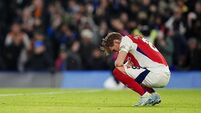 Arsenal lose further ground in Premier League title race after draw at Chelsea