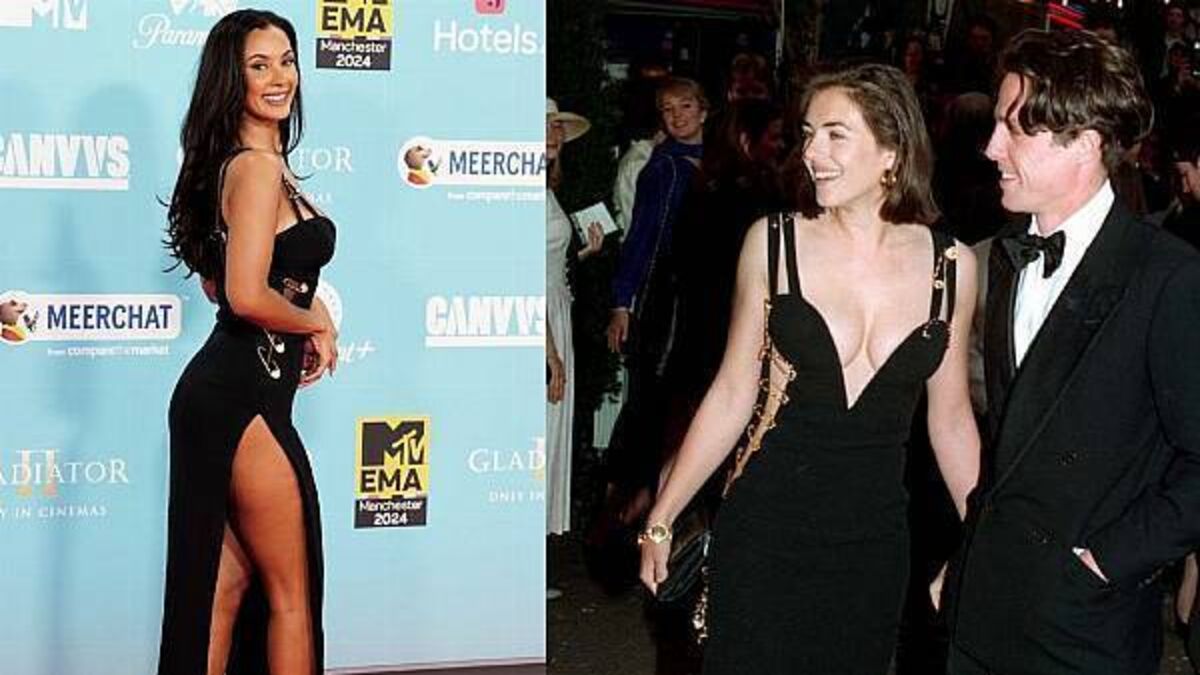 Maya Jama pays homage to Liz Hurley at EMA Awards