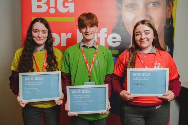 Eva Hennessy, Andre Weafer Barcoe and  Mikeala Kelly attended the Big Idea event 