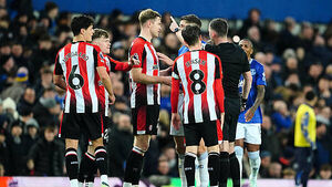 Everton fail to break down Brentford after Christian Norgaard dismissal in draw