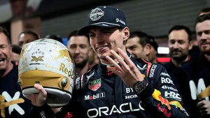 Max Verstappen seals fourth world title as George Russell wins in Las Vegas