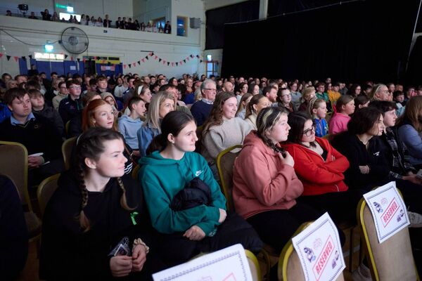 There was large audience on hand for the opening night
