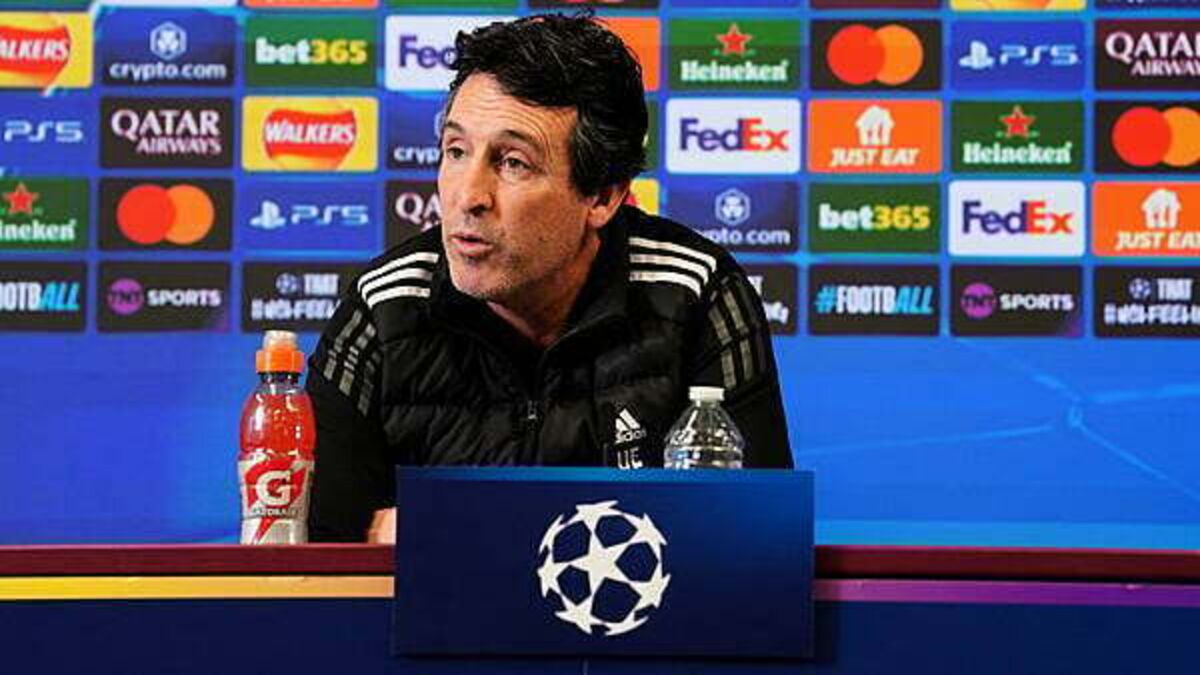 Unai Emery hoping Aston Villa can compete as they face ‘favourites’ Juventus