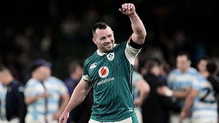 Ireland captain Caelan Doris credits Cian Healy’s longevity to cold showers