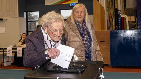 Bridget (100) casts her vote in Carlow