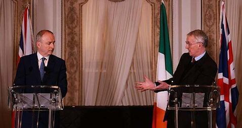 Irish and UK governments commit to finding ‘way through’ legacy disagreements