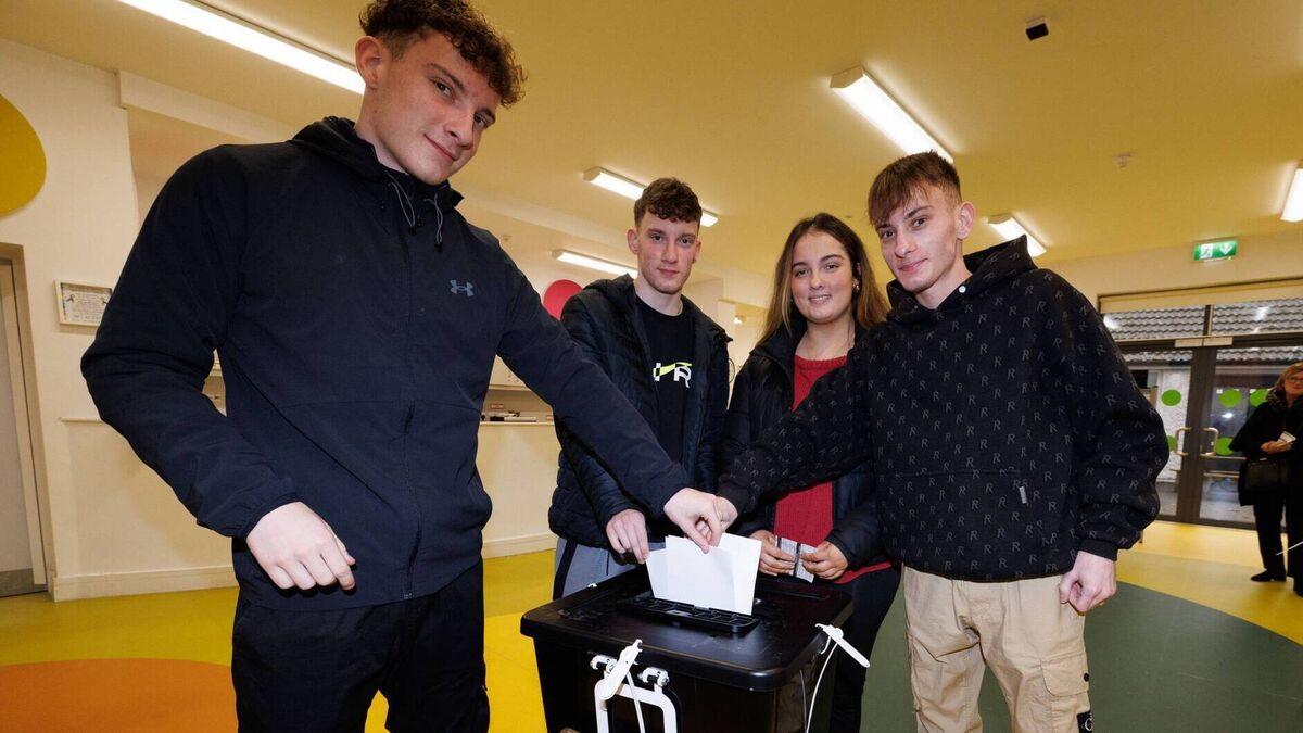 Ballon quads and 100-year-old Bridget cast their votes, with 82 years between them