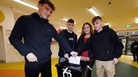 Ballon quads and 100-year-old Bridget cast their votes, with 82 years between them 