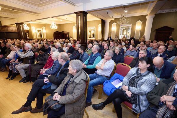 There was a large attendance at the launch There was a large attendance at the launch