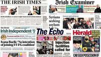 What the papers say: Wednesday's front pages