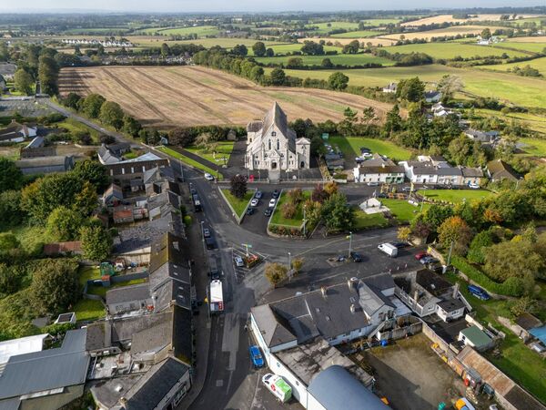 An aerial photo of Rathvilly. An aerial photo of Rathvilly.