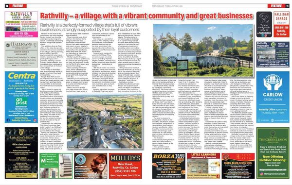 The feature that recently appeared in the Carlow Nationalist The feature that recently appeared in the Carlow Nationalist