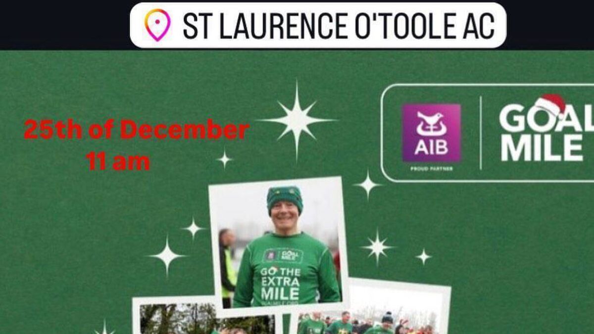 Run off Xmas excess at a Goal Mile near you