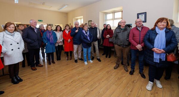 A large audience attended the launch of the Tinryland Audio Guide