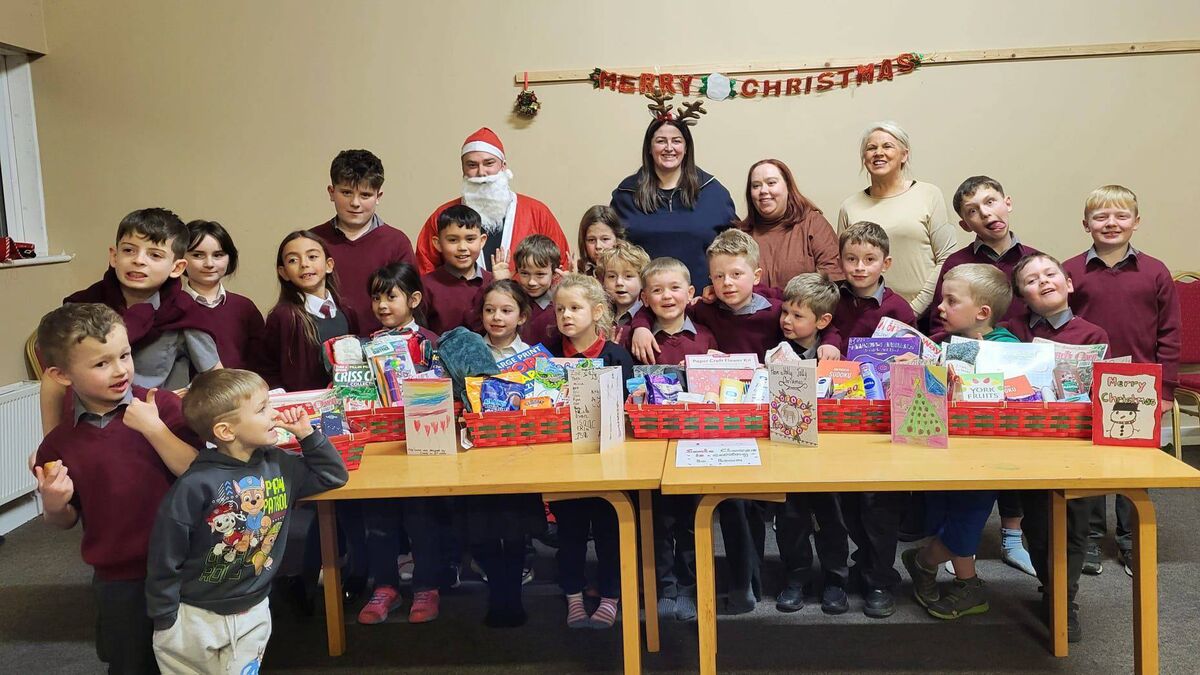 Kildavin children put care packs together for elderly