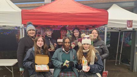 Students show their business flair in festive market