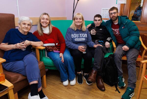 Mary Simpson, Samantha Doorley, Lacie Simpson, Cian Dooley and Sean Atkinson
