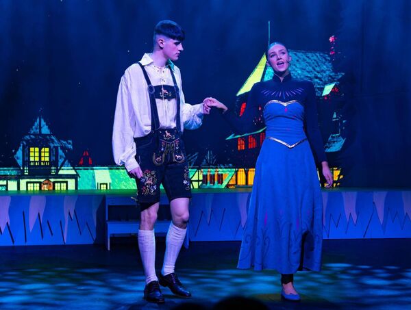 Patrick Craddock as Kai and Grace Guerin as Elsa