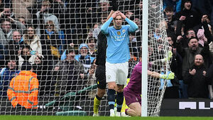 Haaland penalty saved by Pickford as Man City’s troubles continue with a draw