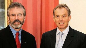 Tony Blair tried to amend statement by Gerry Adams on IRA disarmament Tony Blair tried to amend statement by Gerry Adams on IRA disarmament
