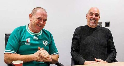 Ex-prisoners work together to break down barriers at former peace wall site