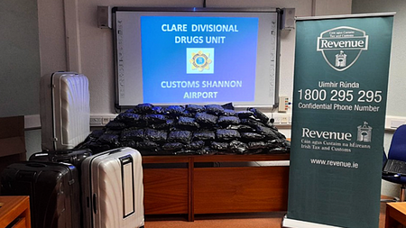 Mother and daughter remanded in custody over €1.28m cannabis seizure at Shannon Airport