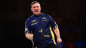 Luke Littler embraces ruthless streak in face of hostile Alexandra Palace crowd