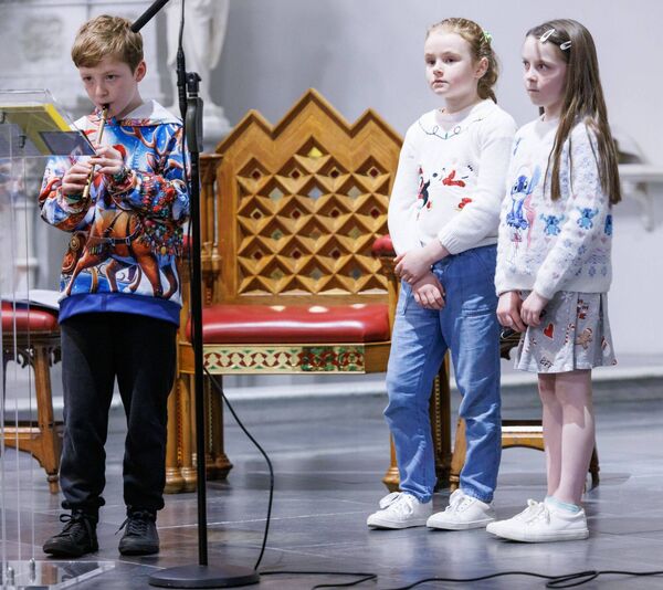 The Gaelscoil is full of talented musicians